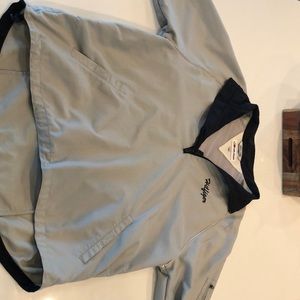 Vintage Tommy Hilfiger V pull over w/ zipper